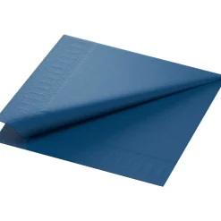 Servietten Im Dinnerformat>DUNI Tissue-Serviette 40 x 40 cm Dunkelblau 3-lagig