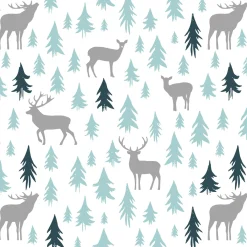 Servietten Im Lunchformat>PAPER + DESIGN Tissue-Serviette 33 x 33 cm Earth Xmas 3-lagig