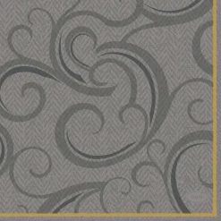 Cocktailservietten>DUNI Tissue-Serviette 24 x 24 cm Elegant Swirls 3-lagig