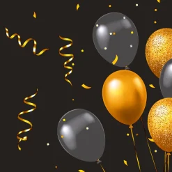 Servietten Im Lunchformat>PAPER + DESIGN Tissue-Serviette 33 x 33 cm Elegant Balloons 3-lagig