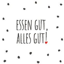 Servietten Im Lunchformat>PAPER + DESIGN Tissue-Serviette 33 x 33 cm Essen Gut 3-lagig