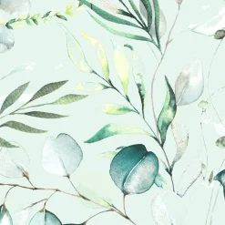 Cocktailservietten>PAPER + DESIGN Tissue-Serviette 24 x 24 cm Eucalyptus green 3-lagig