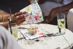 Servietten Im Dinnerformat>DUNI Tissue-Serviette 40 x 40 cm Flowy Meadow 3-lagig