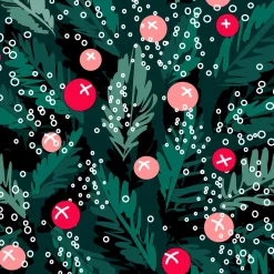 Servietten Im Lunchformat>PAPER + DESIGN Tissue-Serviette 33 x 33 cm Flourish Xmas 3-lagig