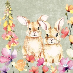 Becherspender|Servietten Im Lunchformat>DUNI Tissue-Serviette 33 x 33 cm Floral Friends 3-lagig