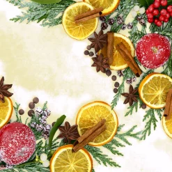 Servietten Im Lunchformat>PAPER + DESIGN Tissue-Serviette 33 x 33 cm Fragrance Xmas 3-lagig