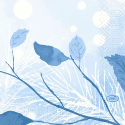 Cocktailservietten>DUNI Tissue-Serviette 24 x 24 cm Frosted Winter 3-lagig