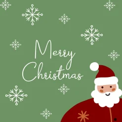 Servietten Im Lunchformat>PAPER + DESIGN Tissue-Serviette 33 x 33 cm Funky Santa 3-lagig