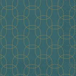 Servietten Im Lunchformat>DUNI Tissue-Serviette 33 x 33 cm Golden Deco 3-lagig