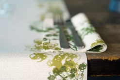 Servietten Im Dinnerformat>DUNI Tissue-Serviette 40 x 40 cm Green Umbles 3-lagig