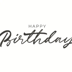 Servietten Im Lunchformat>PAPER + DESIGN Tissue-Serviette 33 x 33 cm Happy Birthday 3-lagig