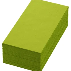 Vorgefaltete Servietten>DUNI Tissue-Serviette 40 x 40 cm Kiwi 3-lagig