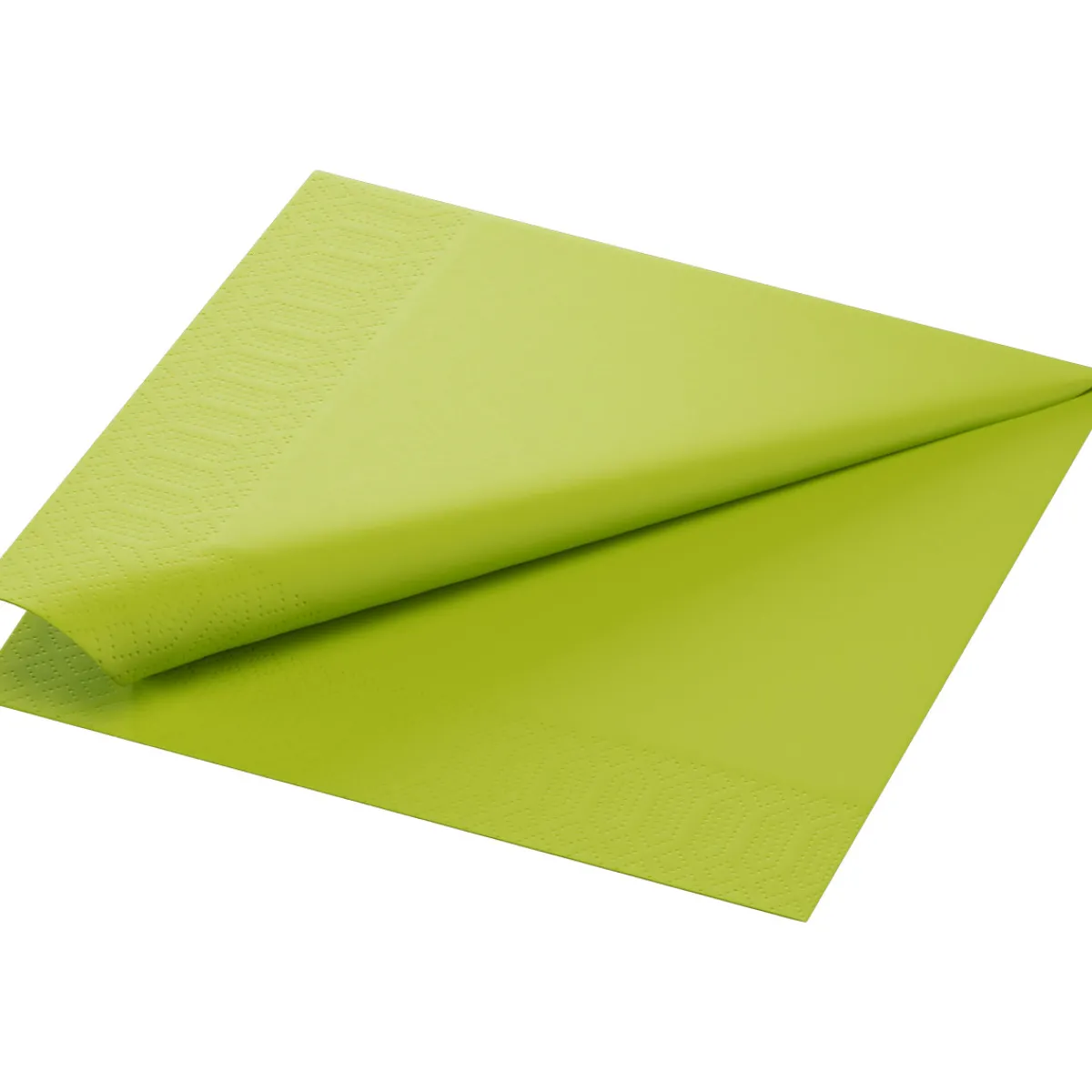 Servietten Im Dinnerformat>DUNI Tissue-Serviette 40 x 40 cm Kiwi 3-lagig