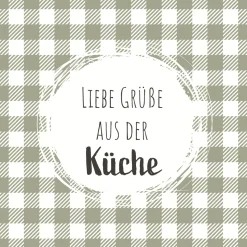 Servietten Im Lunchformat>PAPER + DESIGN Tissue-Serviette 33 x 33 cm Liebe Grüsse 3-lagig