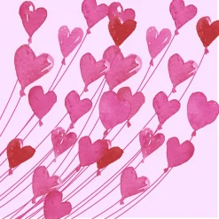 Cocktailservietten>PAPER + DESIGN Tissue-Serviette 24 x 24 cm Love 3-lagig