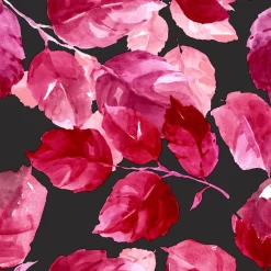 Cocktailservietten>PAPER + DESIGN Tissue-Serviette 24 x 24 cm Maroon leaves 3-lagig