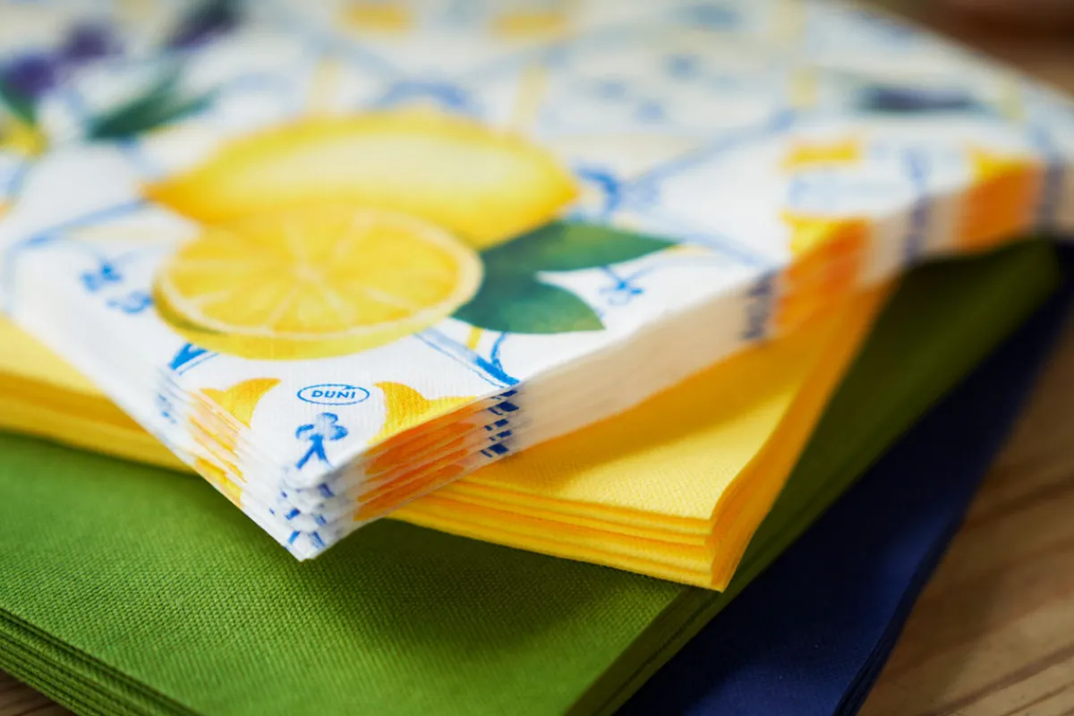 Servietten Im Lunchformat>DUNI Tissue-Serviette 33 x 33 cm Mediterrian 3-lagig