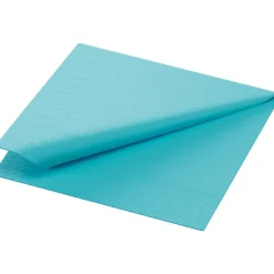 Cocktailservietten>DUNI Tissue-Serviette 24 x 24 cm Mint Blue 3-lagig