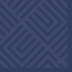 Cocktailservietten>DUNI Tissue-Serviette 24 x 24 cm Mosaic Dark Blue 3-lagig