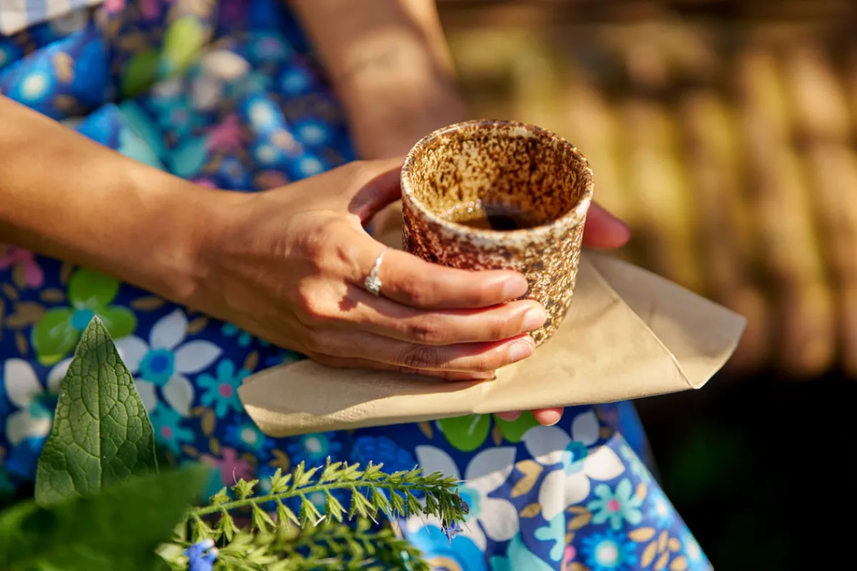 Servietten Im Lunchformat>DUNI Tissue-Serviette 33 x 33 cm Natural Brown 3-lagig