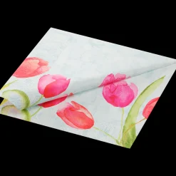Servietten Im Dinnerformat>DUNI Tissue-Serviette 40 x 40 cm Painted Tulips 3-lagig