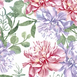 Servietten Im Lunchformat>PAPER + DESIGN Tissue-Serviette 33 x 33 cm Pastel flowers 3-lagig