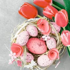 Servietten Im Lunchformat>PAPER + DESIGN Tissue-Serviette 33 x 33 cm Pink Easter 3-lagig