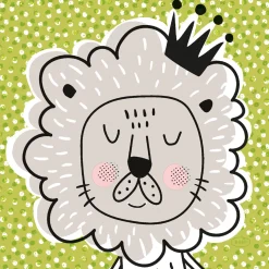 Servietten Im Lunchformat>DUNI Tissue-Serviette 33 x 33 cm Playful Lion King 3-lagig