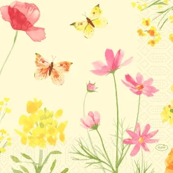 Servietten Im Lunchformat>DUNI Tissue-Serviette 33 x 33 cm Poppy Field 3-lagig