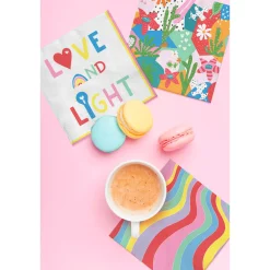 Servietten Im Lunchformat>PAPER + DESIGN Tissue-Serviette 33 x 33 cm Rainbow 3-lagig