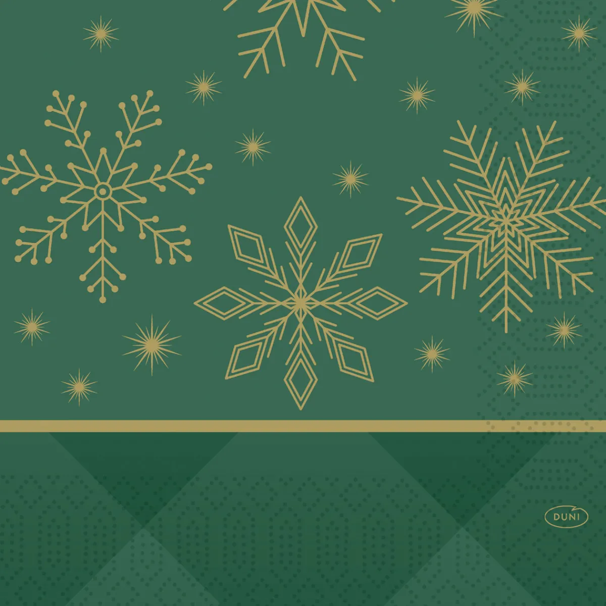 Servietten Im Lunchformat>DUNI Tissue-Serviette 33 x 33 cm Rhombus Green 3-lagig