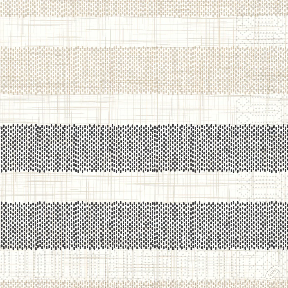 Servietten Im Dinnerformat>DUNI Tissue-Serviette 40 x 40 cm Rigato Black 3-lagig