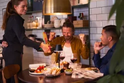 Servietten Im Dinnerformat>DUNI Tissue-Serviette 40 x 40 cm Rigato Black 3-lagig