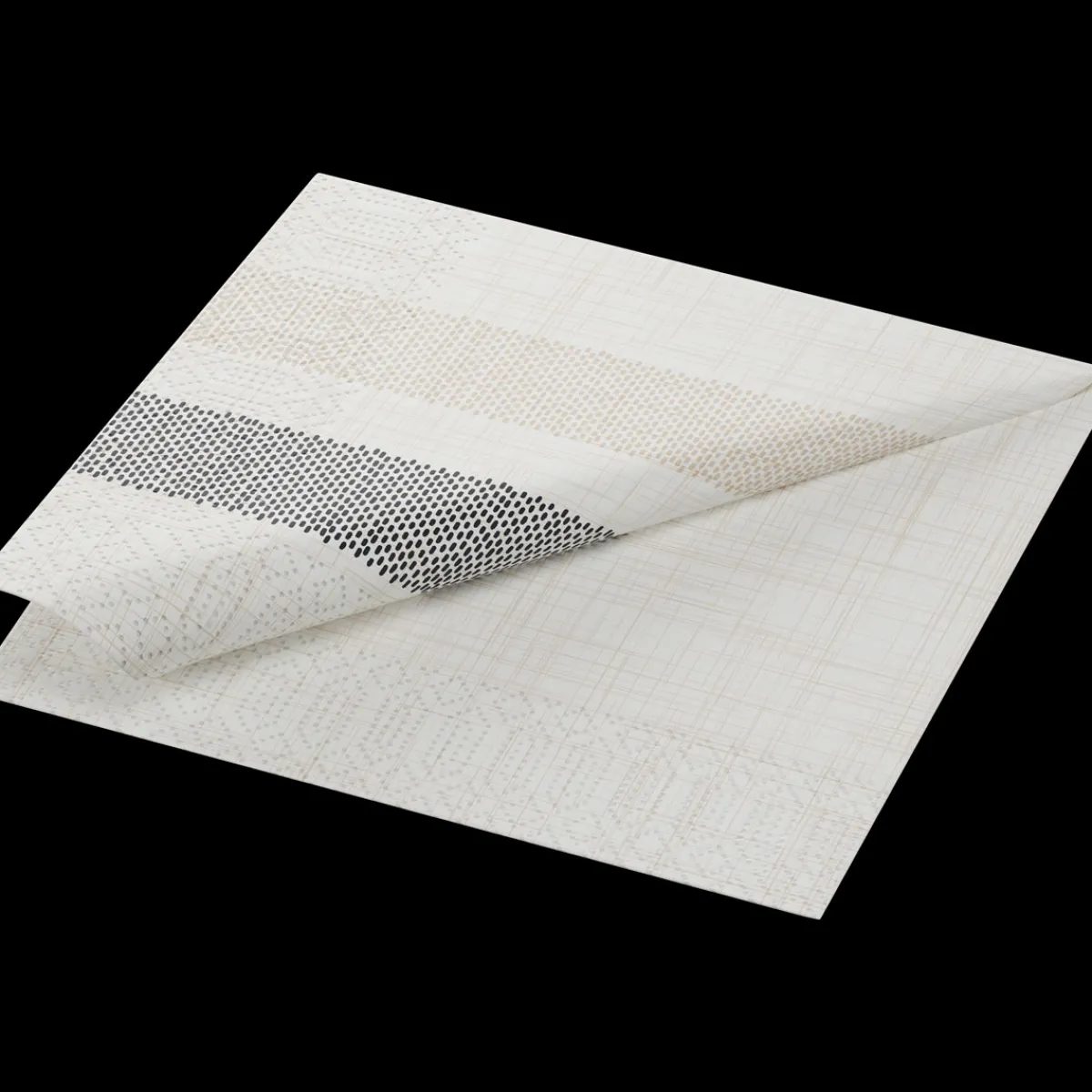 Servietten Im Lunchformat>DUNI Tissue-Serviette 33 x 33 cm Rigato Black