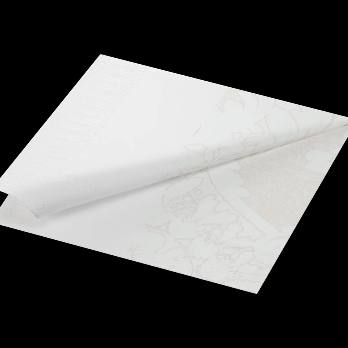 Vorgefaltete Servietten>DUNI Tissue-Serviette 40 x 40 cm Royal White 3-lagig