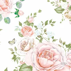 Servietten Im Lunchformat>DUNI Tissue-Serviette 33 x 33 cm Rose Glory 3-lagig