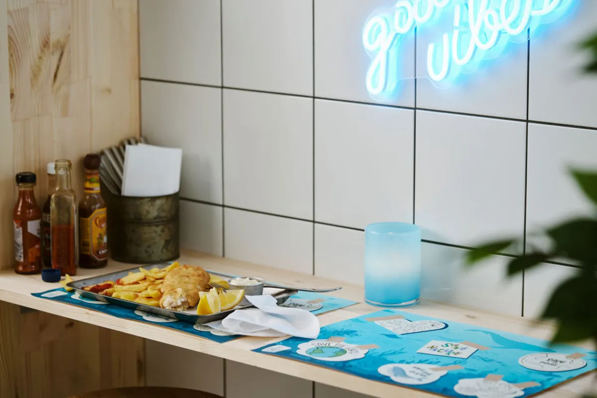 Servietten Im Lunchformat>DUNI Tissue-Serviette 33 x 33 cm Save the Ocean 3-lagig