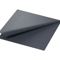 Servietten Im Dinnerformat>DUNI Tissue-Serviette 40 x 40 cm Schwarz 3-lagig