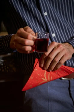 Servietten Im Lunchformat>DUNI Tissue-Serviette 33 x 33 cm Shimmer Trees 3-lagig