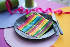 Servietten Im Lunchformat>PAPER + DESIGN Tissue-Serviette 33 x 33 cm Smile 3-lagig