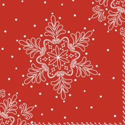 Servietten Im Lunchformat>PAPER + DESIGN Tissue-Serviette 33 x 33 cm Snowflake Deco 3-lagig