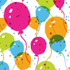 Servietten Im Lunchformat>PAPER + DESIGN Tissue-Serviette 33 x 33 cm Splash Balloons 3-lagig