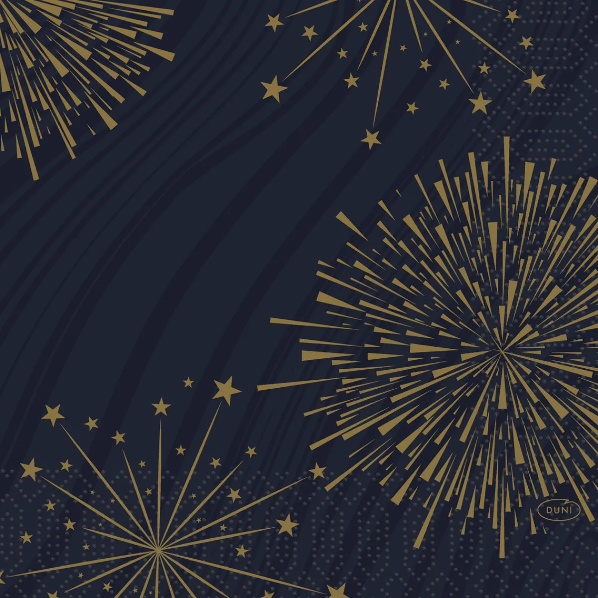 Servietten Im Lunchformat>DUNI Tissue-Serviette 33 x 33 cm Sparkly Black 3-lagig