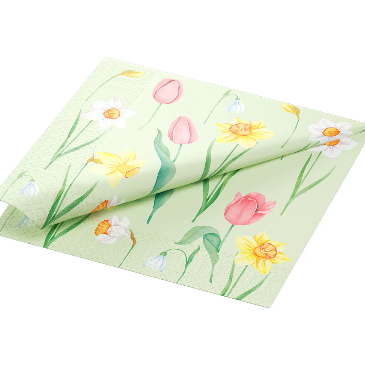 Servietten Im Dinnerformat>DUNI Tissue-Serviette 40 x 40 cm Spring Melody 3-lagig