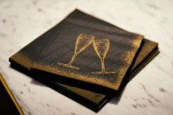 Servietten Im Lunchformat>DUNI Tissue-Serviette 33 x 33 cm Sparkly cheers bl 3-lagig