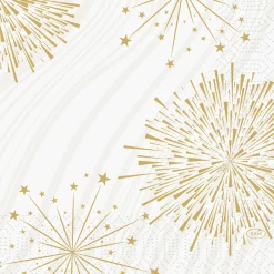 Servietten Im Lunchformat>DUNI Tissue-Serviette 33 x 33 cm Sparkly White 3-lagig