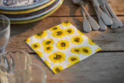 Servietten Im Lunchformat>PAPER + DESIGN Tissue-Serviette 33 x 33 cm Sunflower Garden 3-lagig