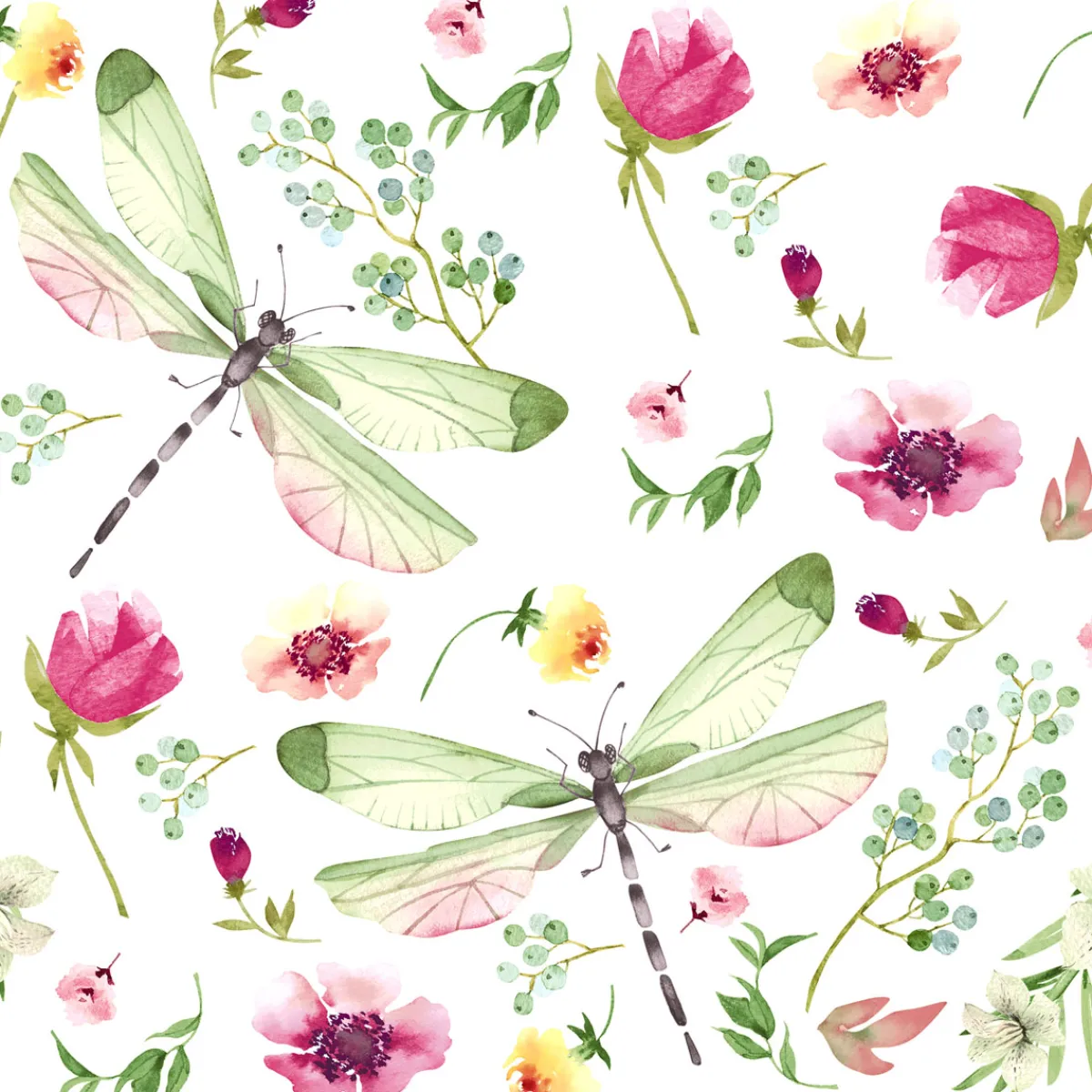 Servietten Im Lunchformat>PAPER + DESIGN Tissue-Serviette 33 x 33 cm Summer Field 3-lagig