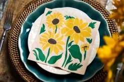 Servietten Im Lunchformat>PAPER + DESIGN Tissue-Serviette 33 x 33 cm Sunny bloom 2-lagig