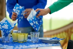 Servietten Im Lunchformat>DUNI Tissue-Serviette 33 x 33 cm Sunny Day Blue 3-lagig